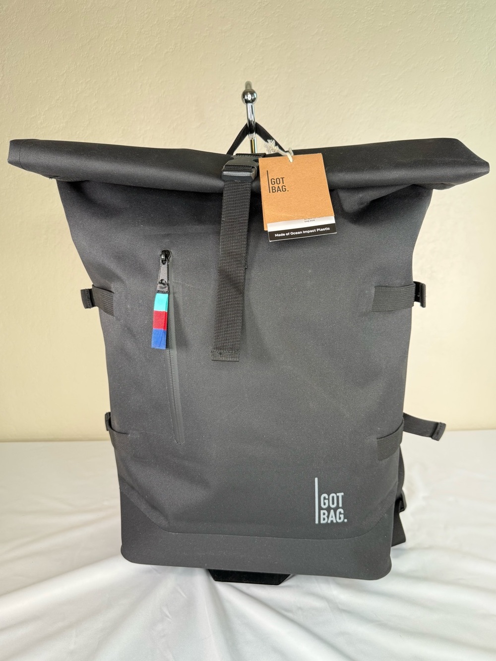 NEW NWT GOT BAG Rolltop 31L Recycled Plastic Travel Outdoor Backpack